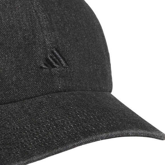 Adidas Womens Black Denim Black Saturday Baseball Adjustable Cotton Athletic Hat main image 6